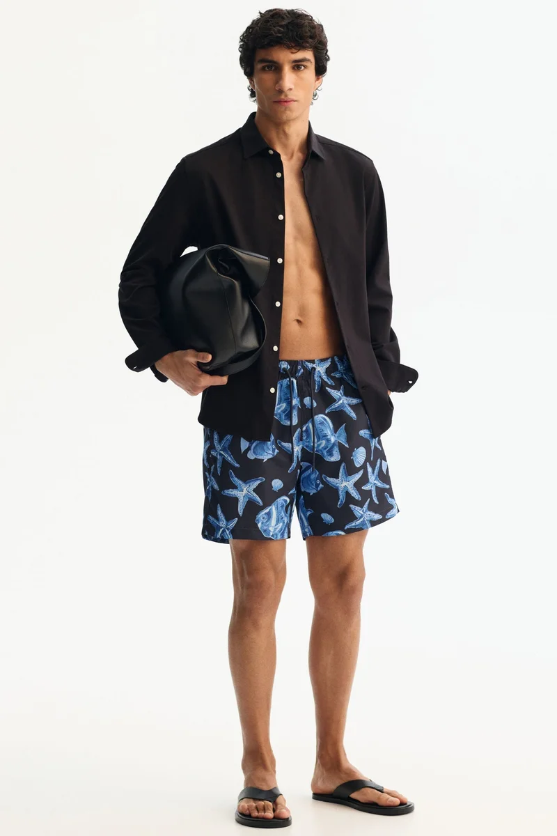 H&M Patterned swim shorts