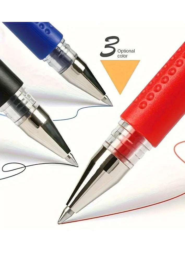 Pen 18pcs Gel Pen Set (3 Black Pens +15 Black Refills) School Supplies  Black Ink Color 0.5mm Ballpoint Pen Kawaii Pen Students School Office Stationery - Image 3