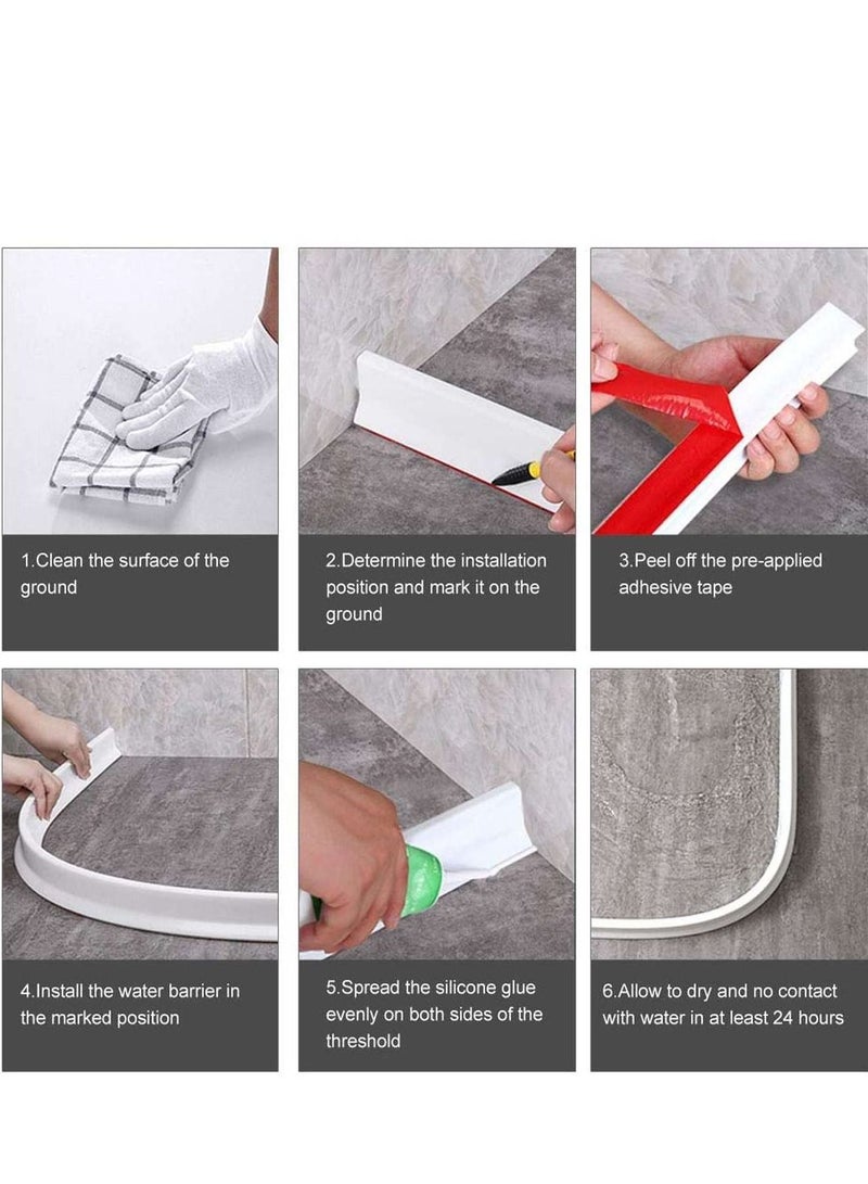 Water Stopper Water Partition Dry & Wet Separation Flood Barrier Rubber Dam Silicone Water Blocker Anti-Slip - Image 5