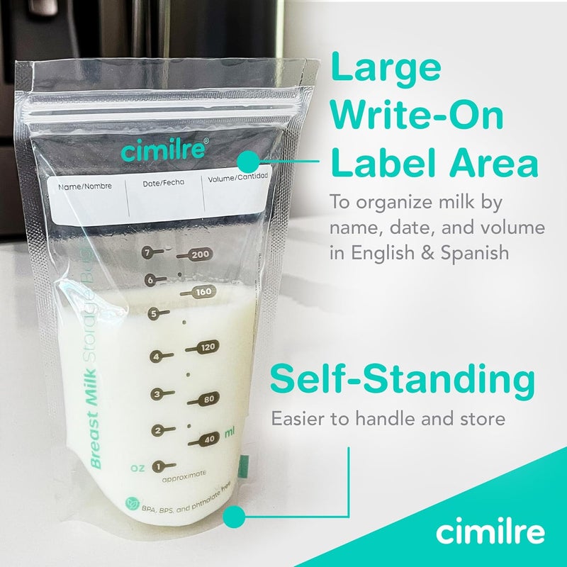 Cimilre Breast Milk Storage Bags - 120 Pack - Image 5