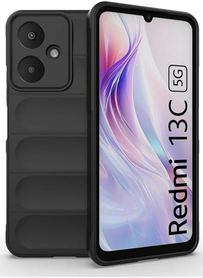 Generic - Liquid Silicone Case Compatible with Xiaomi Redmi 13C 5G with Camera Lens Protection - Image 1