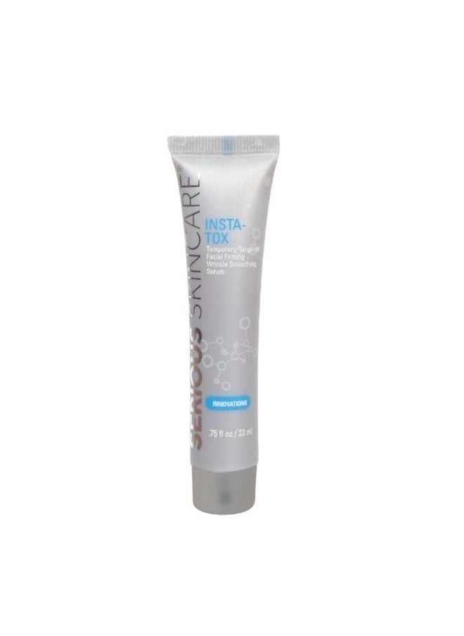 Serious Skincare INSTA-TOX Instant Wrinkle Smoothing Serum .75 oz & A Primer Line Filler Makeup Primer 1 oz. - DUO - Improves Appearance of Fine Lines, Wrinkles and Enlarged Pores  - Image 2