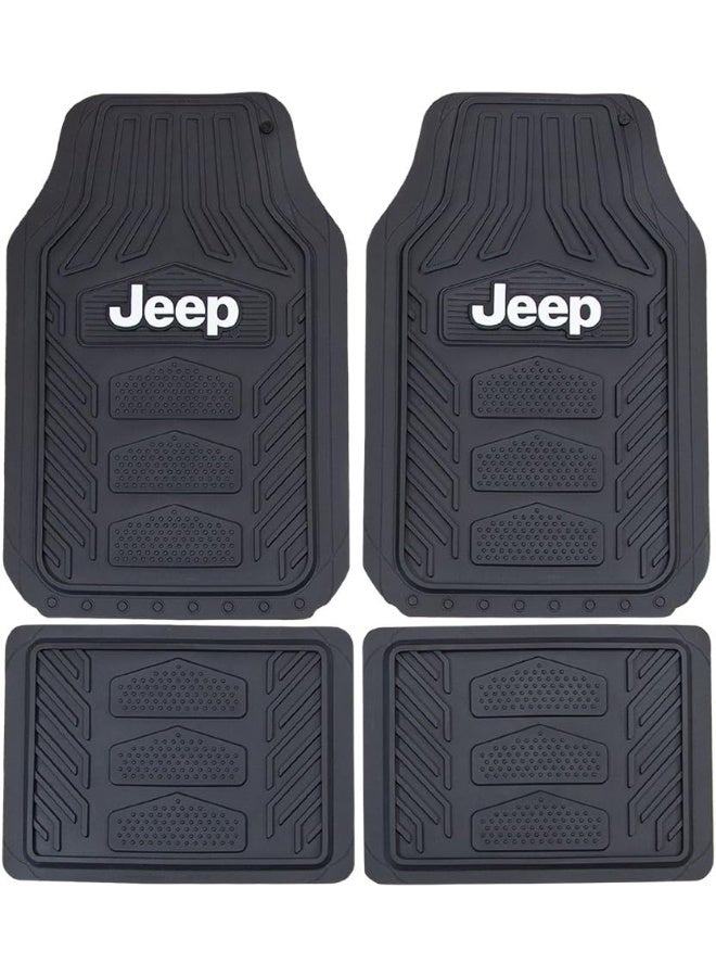 Plasticolor Jeep Weatherpro 4 Pc. Floor Mat Set, One Size - Image 1