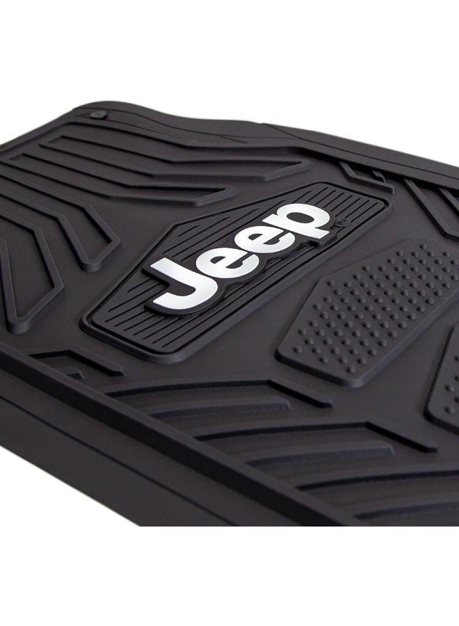 Plasticolor Jeep Weatherpro 4 Pc. Floor Mat Set, One Size - Image 2
