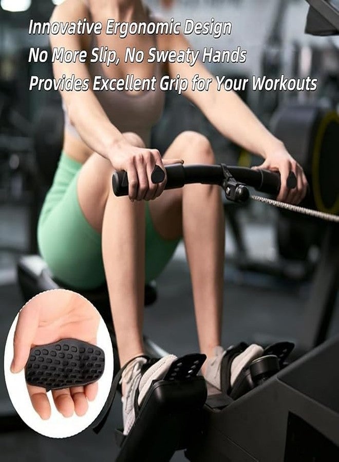 istore Gym Workout Gloves with Wrist Support & Hand Grips | Anti-Slip Rubber Palm Protection for Weight Lifting, Deadlift, Pull Ups, Dumbbells & Fitness Training (Unisex) - Image 3
