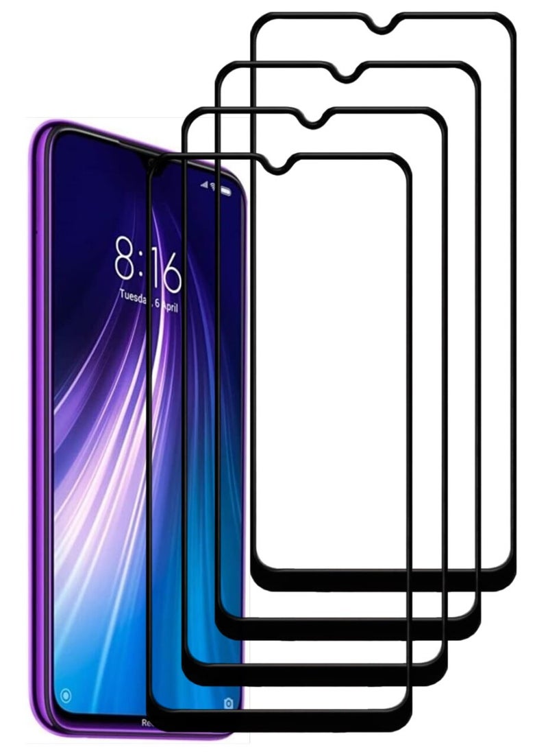 أكاليكس 4 قطع، حماية شاشة،  لهاتف شاومي ريدمي نوت 8  ، جودة ممتازة. - Image 1