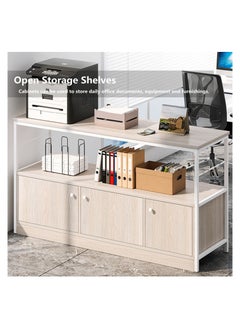 Storage Cabinet,Office File Cabinet,2-Tier Storage Rack With Doors,Open Storage Shelves,For Home, Study, Office - pzsku/ZAD291BA67E2A02235D63Z/45/_/1703144161/0b6cf2fe-02f9-48c3-9f76-82e2bda6f8b1