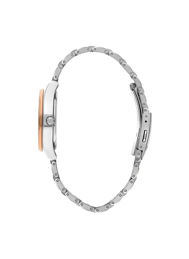 BEVERLY HILLS POLO CLUB Beverly Hills Polo Club BP3350X.530 Women's Multi Function Display Watch & Metal Strap Silver
