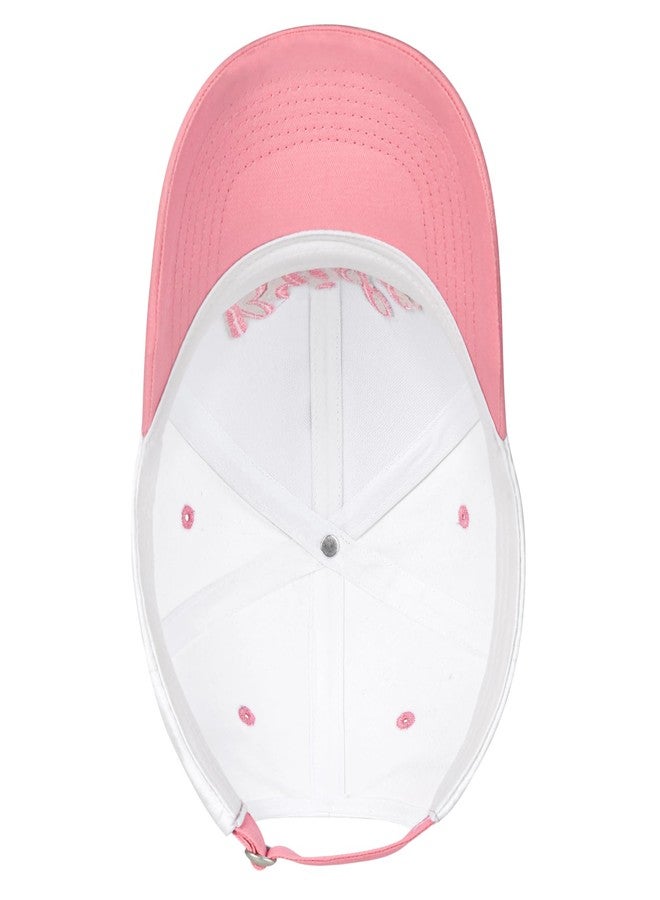 Etercycle Bride to Be Hat, White Pink Bridal Baseball Hat, Adjustable Canvas Trucker Cap Bachelorette Party Decorations Wedding Engagement Bridesmaid Gifts Honeymoon Essentials Accessories - Image 5