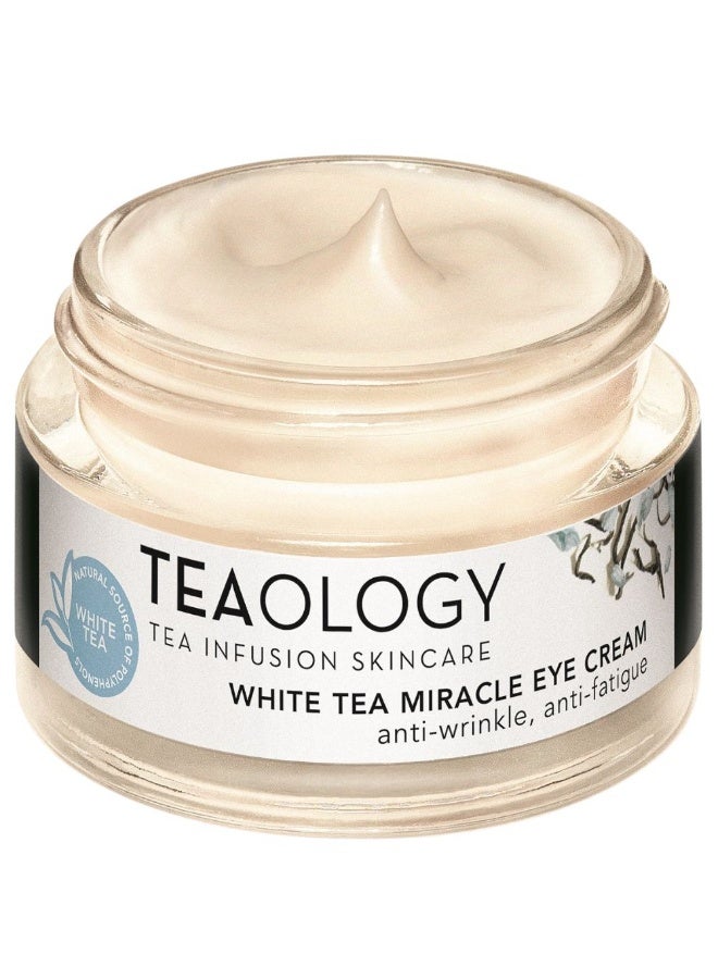 Teaology White Tea Miracle Eye Cream Anti-Wrinkle 15ml - Image 1