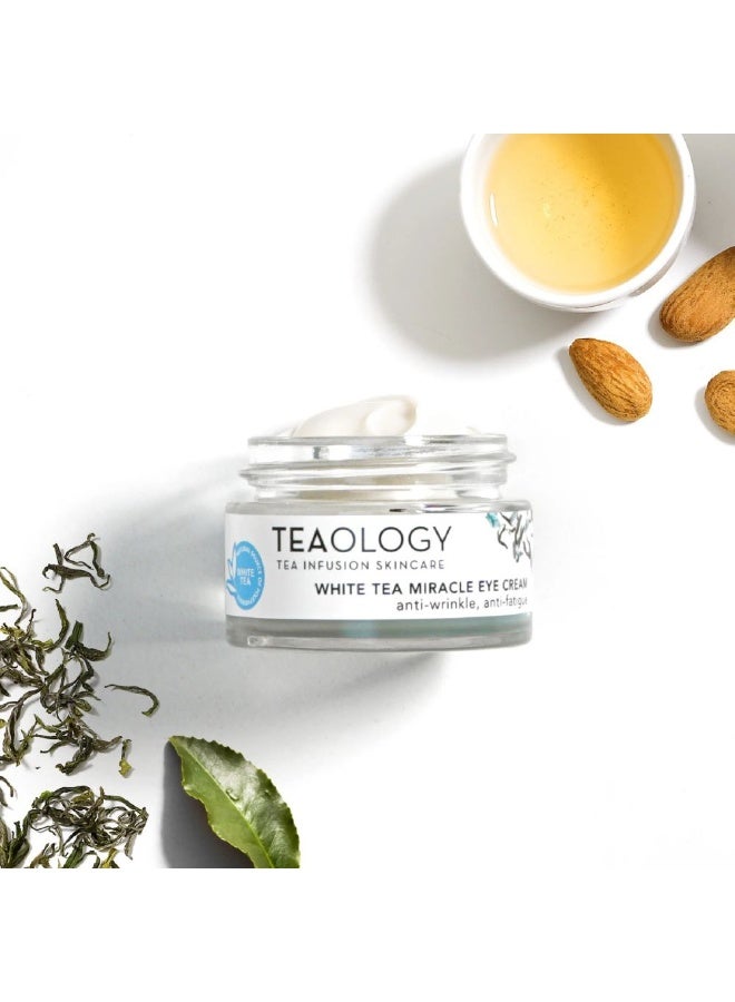 Teaology White Tea Miracle Eye Cream Anti-Wrinkle 15ml - Image 3