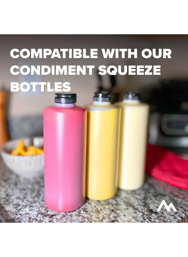 بيناكل ميركانتيل أغطية زجاجات الضغط من بيناكل ميركانتيل - أغطية بديلة للتوابل باللون الأحمر، مقاس 38-400، غطاء قلاب، آمنة للاستخدام في غسالة الأطباق، صُنعت في الولايات المتحدة الأمريكية، خالية من مادة BPA - مثالية لأغطية زجاجات الضغط - Image 3