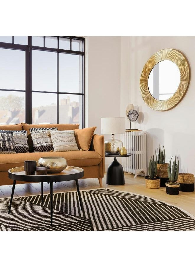 LOFT MILDA,MIRROR,ROUND,D90XP2.5CMS,GOLD,METAL-193134  - Image 1