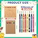 Saypacck 30 Sets 24 Pages Christmas Mini Coloring Books with 8 Colors Crayons Bulk Christmas Goodie Bag Stocking Stuffers for Party Favors Activities DIY Craft Gift - Image 4