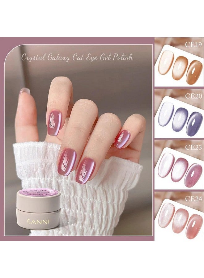 CANNI 5ml Crystal Galaxy Cat Eye Gel Gel Polish Soak Off LED Nail Gel Polish Nail Art Starter Manicure Salon DIY at Home CE15 - Image 4