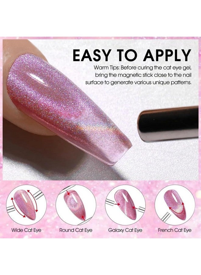 CANNI 5ml Crystal Galaxy Cat Eye Gel Gel Polish Soak Off LED Nail Gel Polish Nail Art Starter Manicure Salon DIY at Home CE15 - Image 5