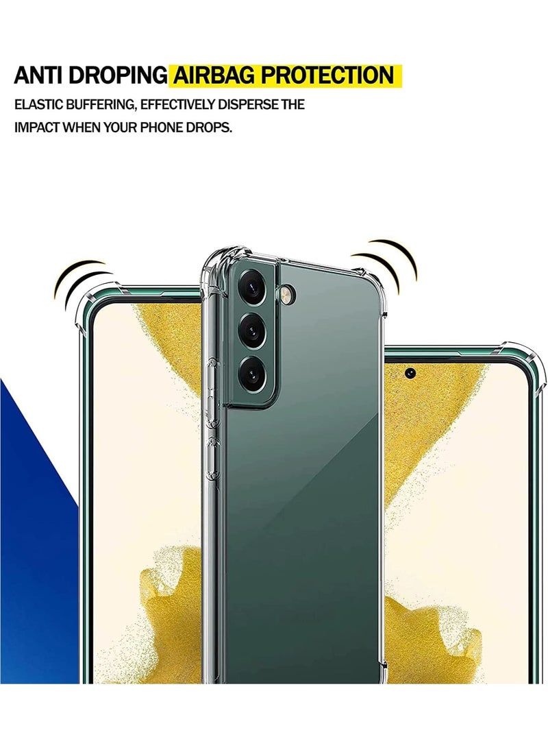 Bills Samsung S22 -Slim Transparent TPU Case - Shock-Absorbent Clear Back Cover with Reinforced Corners - Image 4