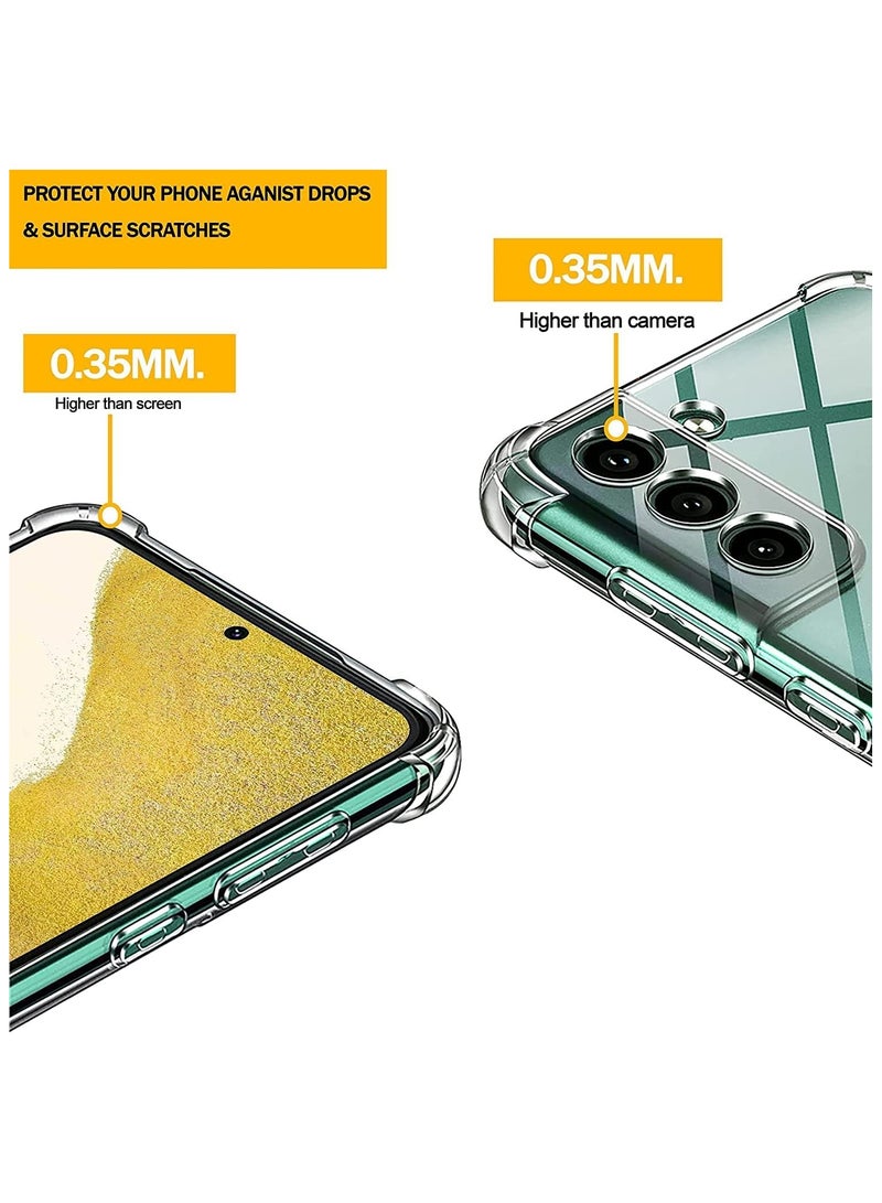 Bills Samsung S22 -Slim Transparent TPU Case - Shock-Absorbent Clear Back Cover with Reinforced Corners - Image 3