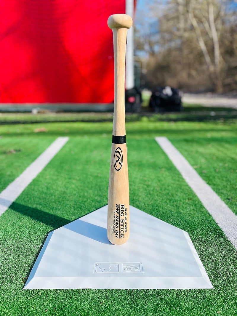 Rawlings | BIG STICK One Hand Training Bat | Baseball / Softball | 22” Pro Grade Ash - Image 2