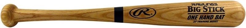 Rawlings | BIG STICK One Hand Training Bat | Baseball / Softball | 22” Pro Grade Ash - Image 1
