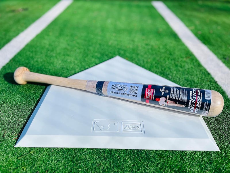 Rawlings | BIG STICK One Hand Training Bat | Baseball / Softball | 22” Pro Grade Ash - Image 4