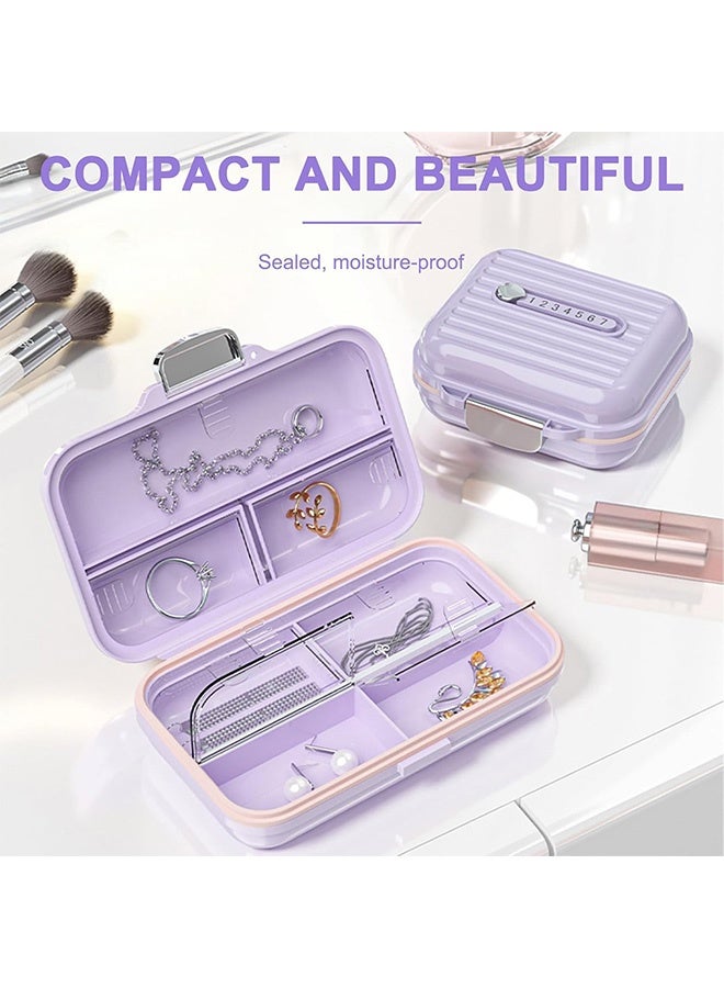 Photon Pill Organizer Box, Portable travel medicine box with large 7-cell, carry Pill Case for Pocket Purse (Purple) - Image 4