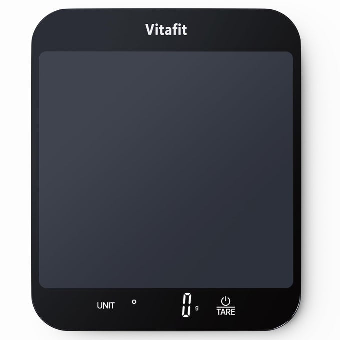 15KG DIGITAL KITCHEN SCALES WEIGHING PROFESSIONAL SINCE 2001 FOOD SCALES KITCHEN IN GRAMS AND OUNCES 1G01OZ PRECISE GRADUATION BATTERIES INCLUDED BLACK