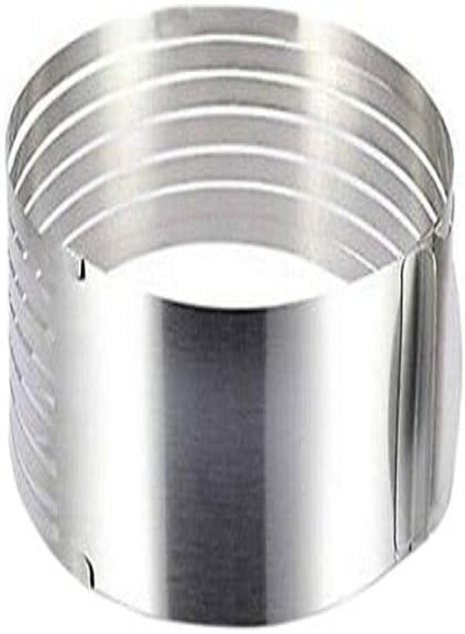 AKDC Adjustable Layered Cake Cutter Slicer,6-8 Inch Stainless Steel Round Bread Cake Slicer Cutter Mold Cake Tools,Circular Baking Tool Kit Set Mousse Mould Slicing - Image 1