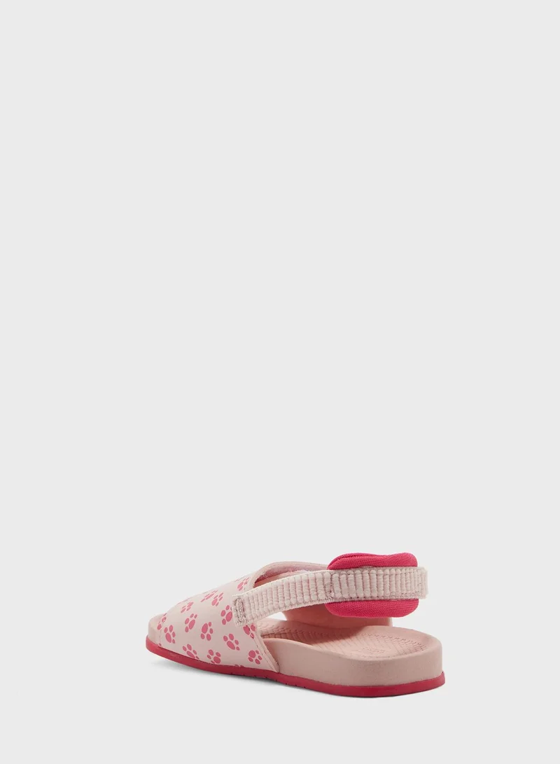 Klin Kids Printed Slip On Sandals