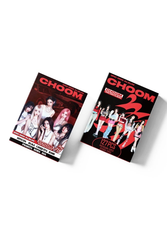 Harse 127Pcs BABYMONSTER New Album CHOOM Lomo Cards and Stickers - Image 5