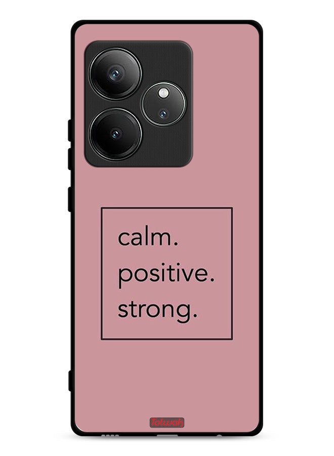Tolwak Realme GT Neo6 5G Protective Case Cover Calm Positive Strong - Image 1