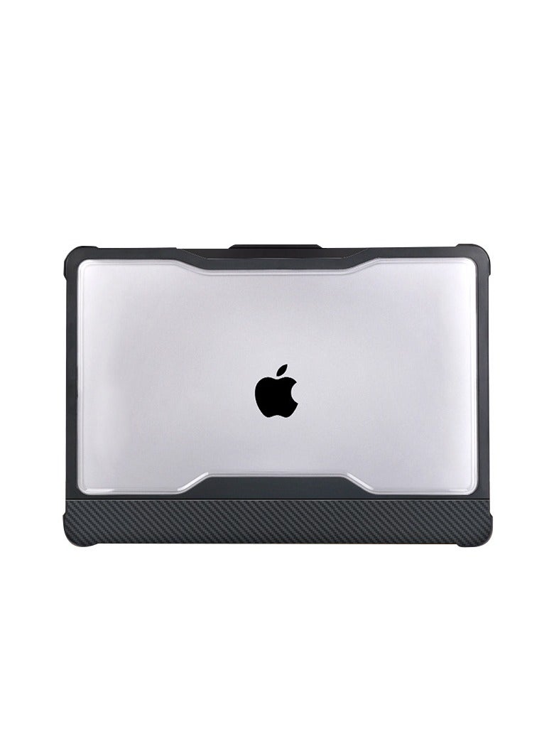 عام غطاء صلب غير لامع من ألياف الكربون لجهاز MacBook Air مقاس 13.3 بوصة (طرازي A1369/A1466)، غطاء واقي كامل الجسم مضاد للصدمات ومقاوم لبصمات الأصابع. - Image 1