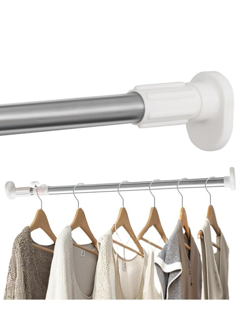 كيل › 140-260 سم بدون حفر قضيب ستارة تلسكوبي قابل للتعديل قضيب شد مقاوم للصدأ من الألومنيوم قابل للتمديد ومانع للانزلاق للاستحمام والخزانة والشرفة وغرفة المعيشة - Image 2