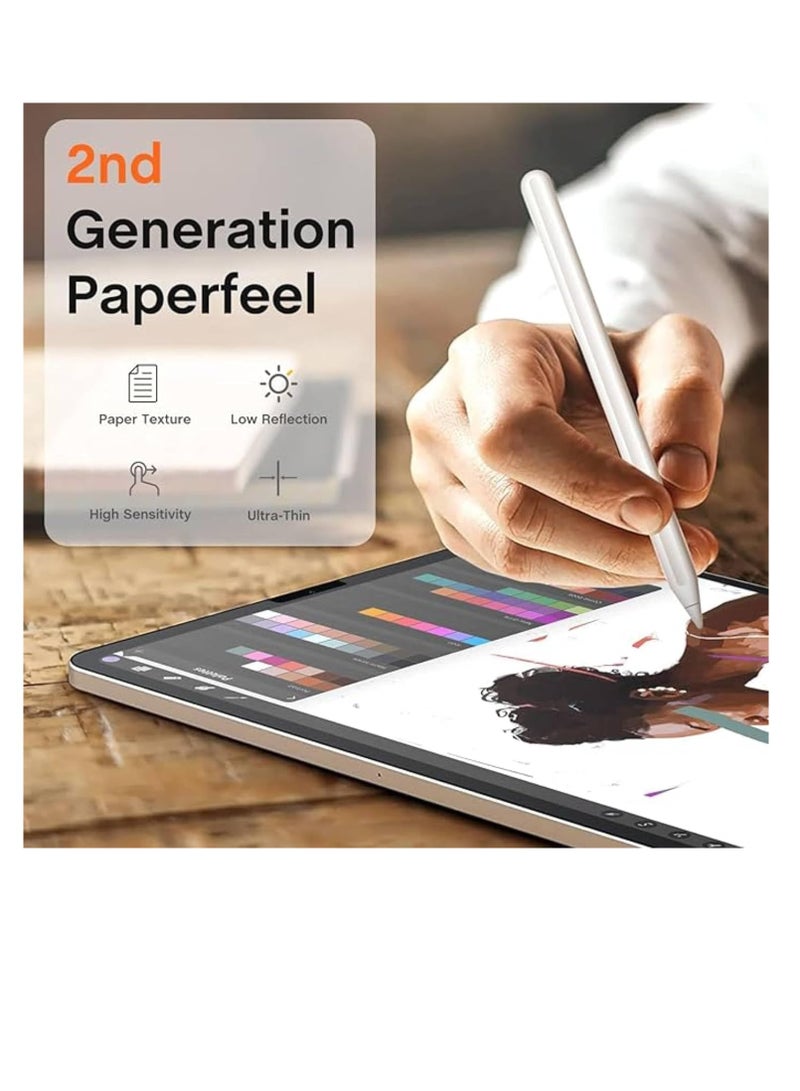 [2 Pack] Paper-Feel Screen Protector for Lenovo Tab M11 2024 11 inch/Xiaoxin Pad 11 inch 2024/Xiaoxin Pad 11 inch 2025, Anti-Glare/Writing Smooth PET Protective Film for S-Pen - Matte - Image 5