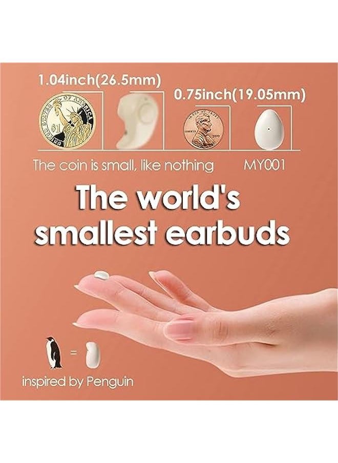 Invisible Sleep Earbuds Wireless Smallest Lightest Tiny Noise Cancelling Ear Buds for Sleeping Quiet-Comfort Mini Sleepbuds Bluetooth 5.3 Hidden Headphones for Side Sleepers/Work