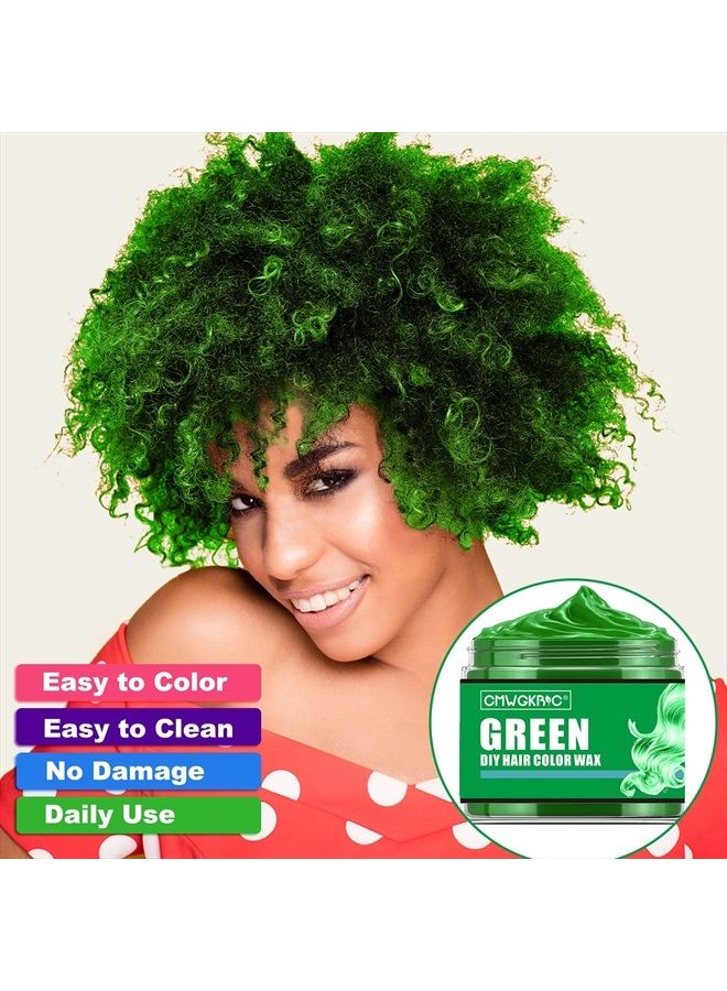 CMWGKBC 4 Colors Temporary Hair Color For Kids, Temporary Hair Dye, Hair Color Spray Green Pink Blue Orange Hair Dye, Hair Wax Color, Hair Chalk For Girls, Instant Hair Color Wax DIY Hairstyle Washable Hair D - Image 2