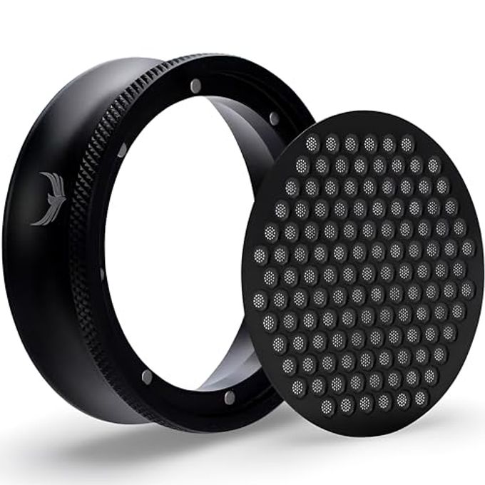 KNODOS Magnetic 54mm Dosing Funnel & Espresso Puck Screen For Breville Espresso Machine Portafilter