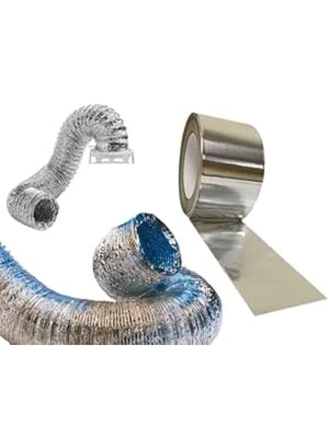 Shams 2.5 M Hobby Pipe Exhaust Chimney 5 Inch - With Adhesive Roll Gray Glossy Thermal 5 Inch 