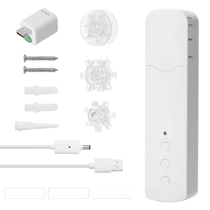 TM616EGB Tuya WiFi Rechargeable Intelligent Pull Bead Curtain Motor Intelligent Home with WiFi Converter Mobilephone APP Control Voice Control Quiet Compatible with Google Home - Image 1