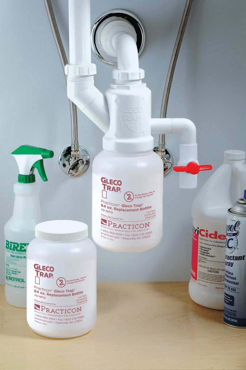 Practicon Gleco Trap System, Clay & Plaster Sink Trap Kit, 64 oz. - Image 4