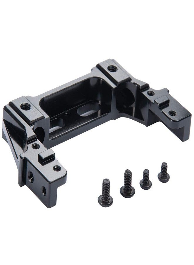 MOHERO Aluminum Alloy Rear Bumper Mount Servo Stand CNC for AXIAL SCX10 II 90046 1/10 RC Crawler Car (Rear Bumper Mount, Black) - Image 2