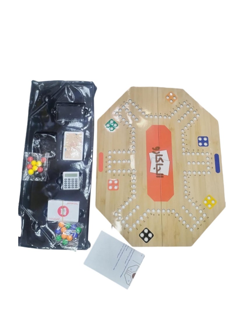Jackaroo game made of hexagonal cardboard, size 48x38 cm - Image 1