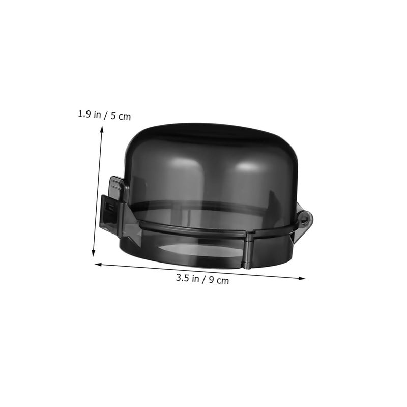 Light & sturdy Kisangel 5pcs Gas Stove Knob Covers Child Safety Protector Adhesive Black 89.8x54.3mm for Baby Proofing and Preventing Accidental Burns Custom sizing alternatives - Image 2