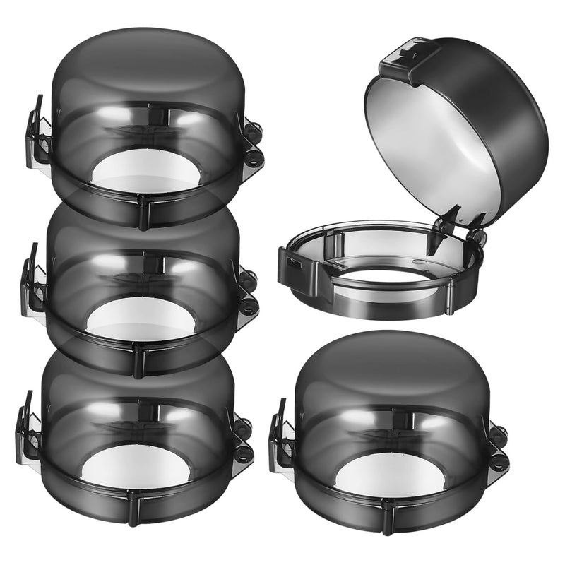 Light & sturdy Kisangel 5pcs Gas Stove Knob Covers Child Safety Protector Adhesive Black 89.8x54.3mm for Baby Proofing and Preventing Accidental Burns Custom sizing alternatives - Image 1