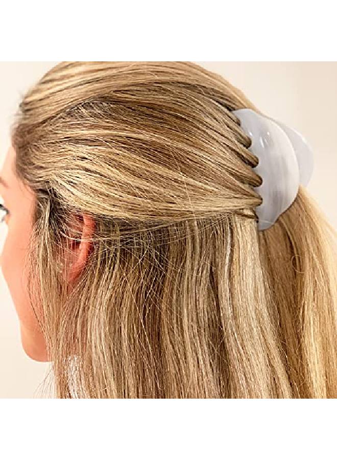 CAMILA Paris Cp2555 French Hair Clip For Women For Thick Volume Hair White Girls Hair Claw Clips Jaw Fashion Styling Hair Accessories For Women Strong Hold No Slip Grip Made In France - Image 3