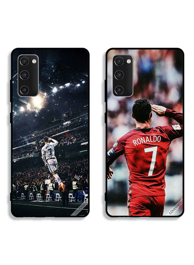 Covernex Two Cases For Samsung Galaxy S20 FE Protective Covers Ronaldo Salute To Crowd - Image 1