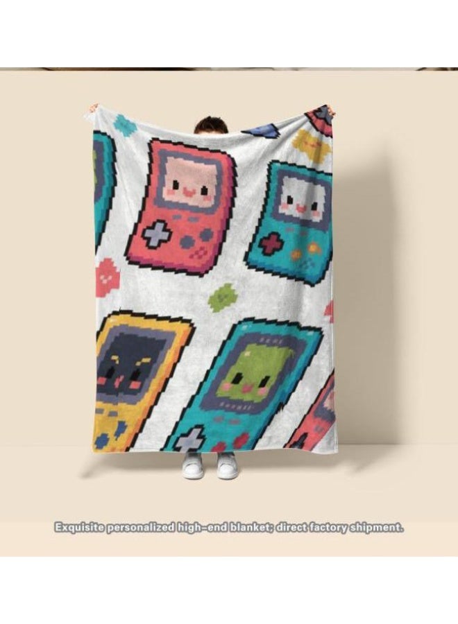 عام بطانية رقيقة من الفانيلا (حرارة ومريحة، ومناسبة للنوم واستخدام اللعبة والغبار والرمل) 150 سم * 200 سم - 1155 - Image 4