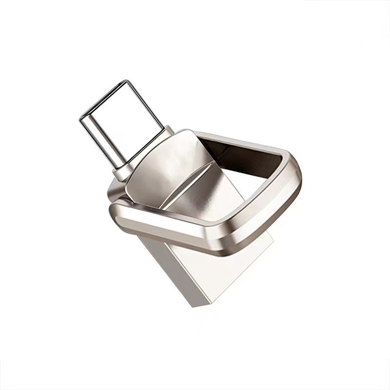 Dual USB Flash Drive 1TB/2TB Type-C and USB3.1 USB2.1 + TYPE-C 【silver】】