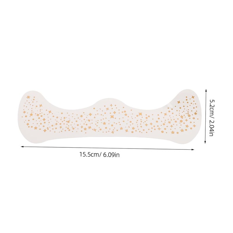 6sheets Star Freckles Temporary Tattoos Gold Glitter for Boys and Girls Face Party Stickers - Image 2