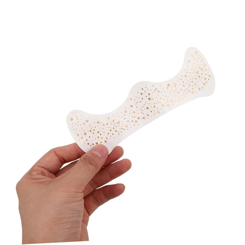 6sheets Star Freckles Temporary Tattoos Gold Glitter for Boys and Girls Face Party Stickers - Image 3